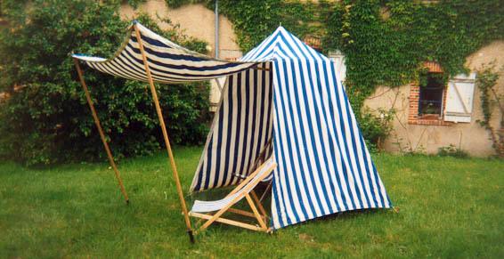 Fabrication de tentes de plage dans toute la France