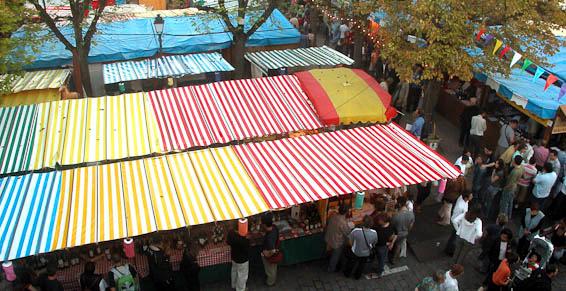 Fabrication de bâches pour marchés à Paris