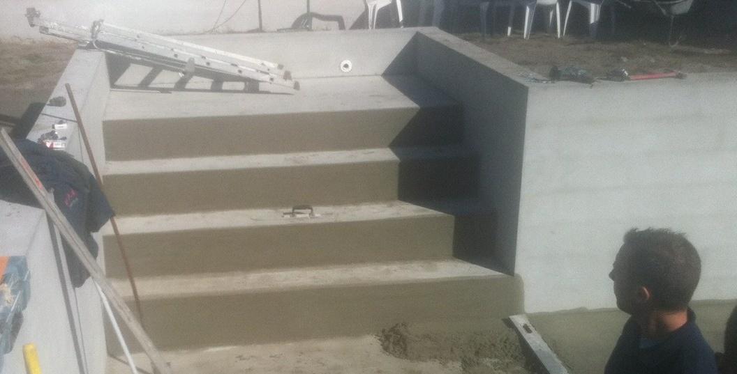 Construction piscine la teste de buch bassin en L