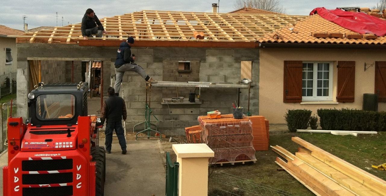 Agrandissement extension de maison -Rénovation intérieure