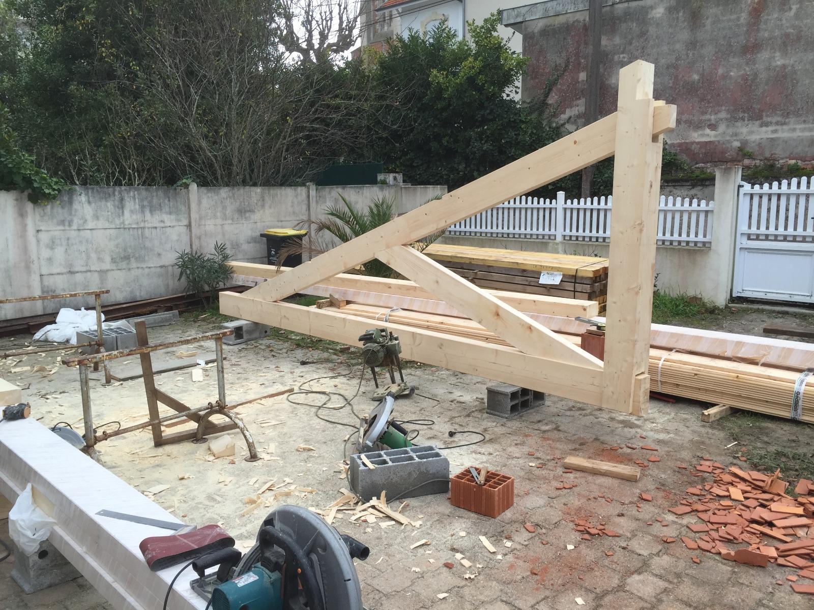 Fabrication élément de charpente