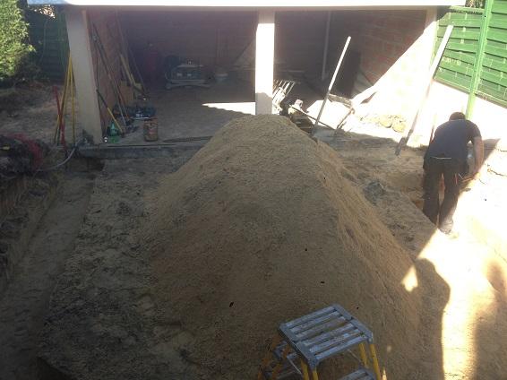 Aménagement de garage avant