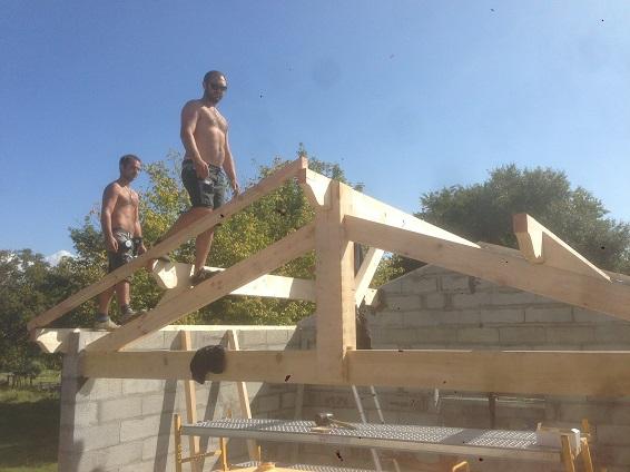 Réalisation de charpente traditionnelle