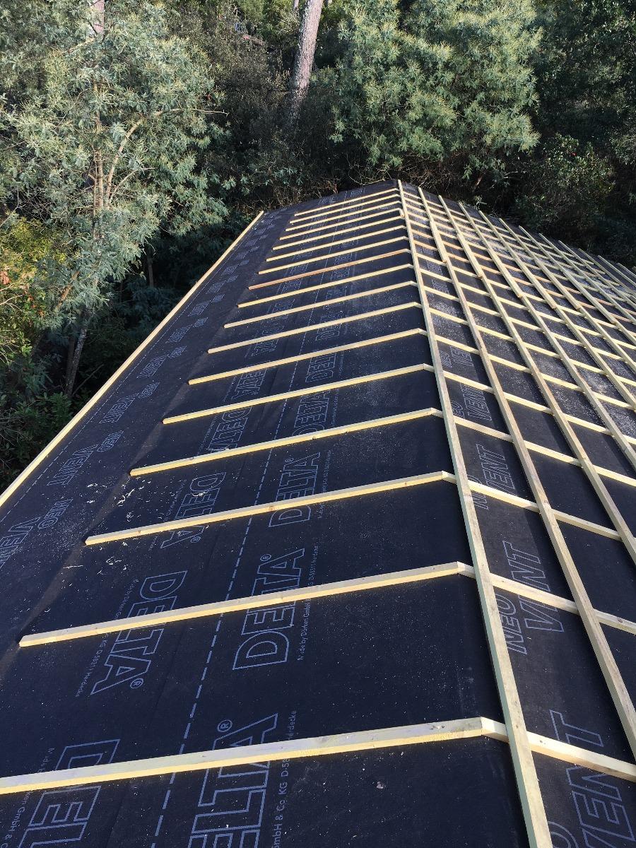 Isolation thermique sur toit 