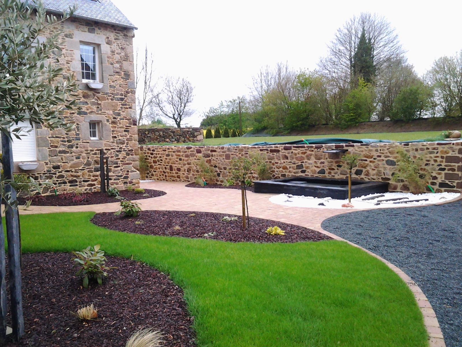 Aménagement d'une entrée de manoir