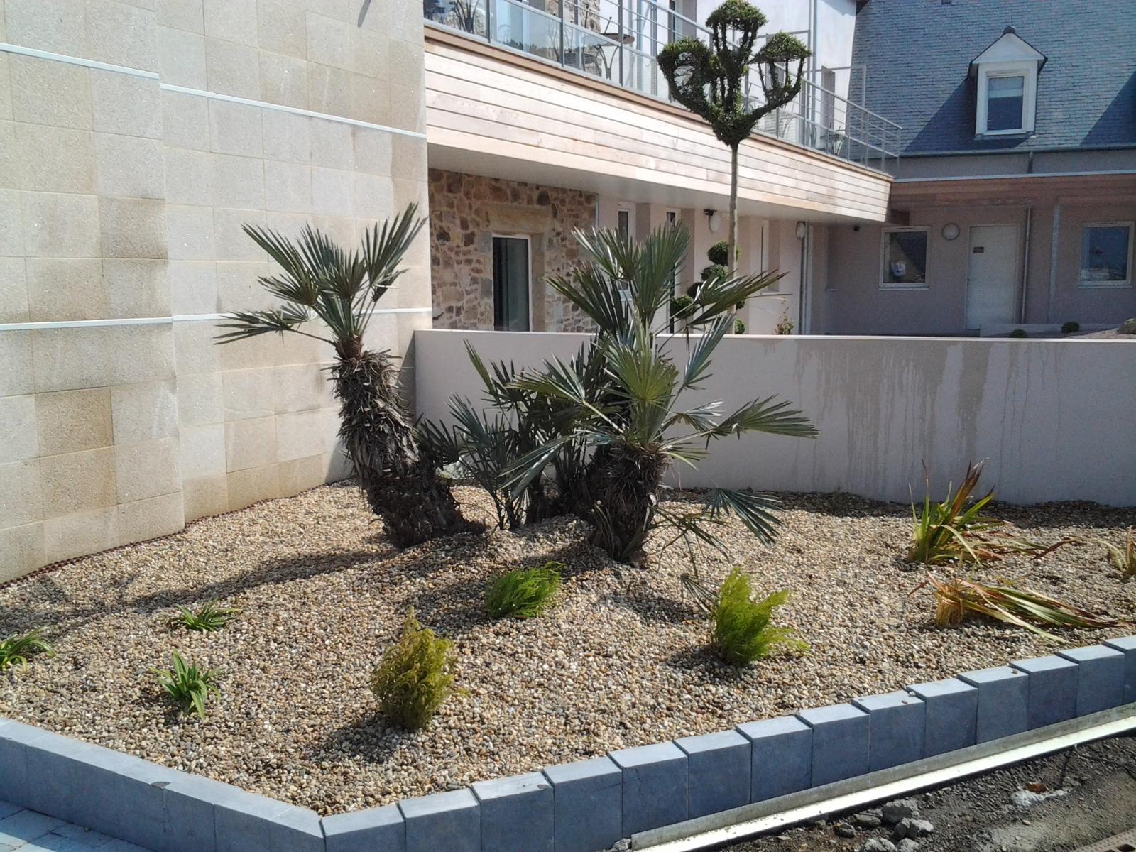 jardin d'accueil d'un hotel