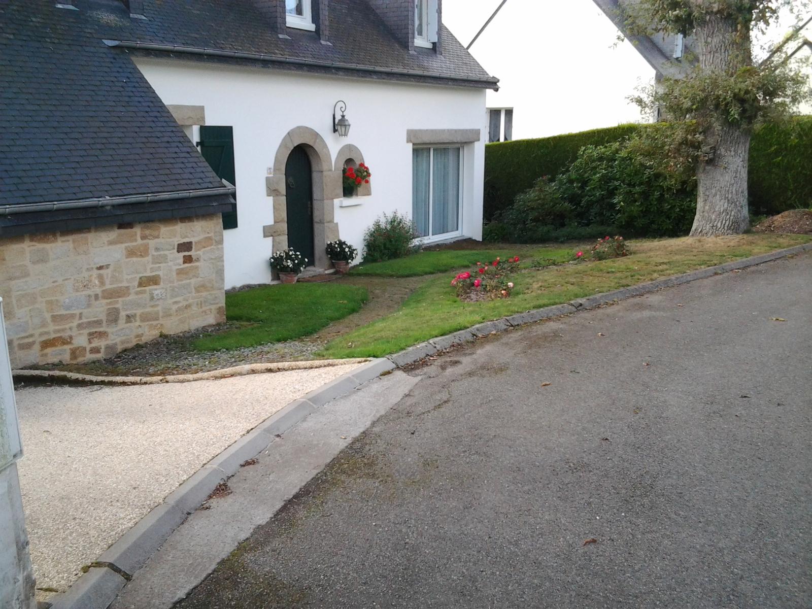 Avant : Aménagement d'un jardin