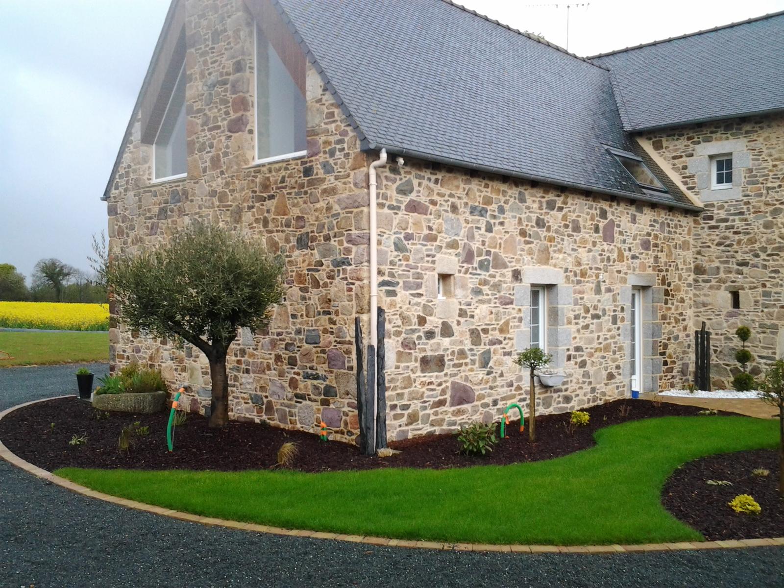 Aménagement d'une entrée de manoir