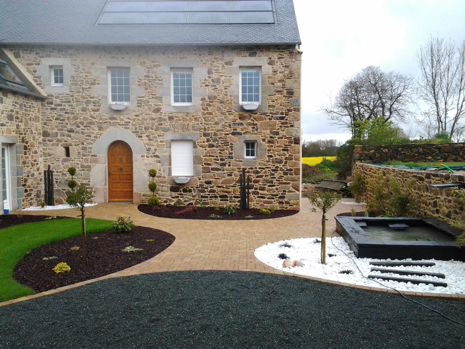 Aménagement d'une entrée de manoir