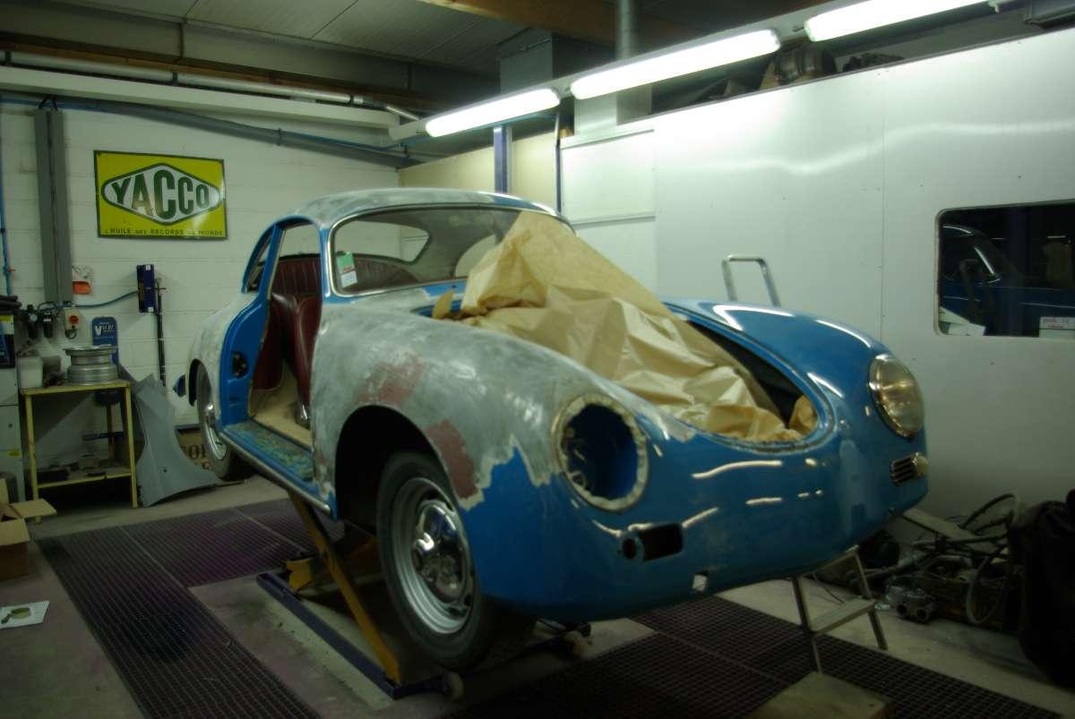 12-Porsche 356- décapage complet-carrosserie Martin