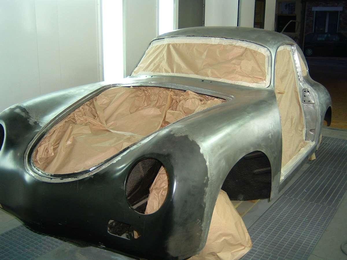 11-Porsche 356 carrera devant remplacé-Carrosserie Martin