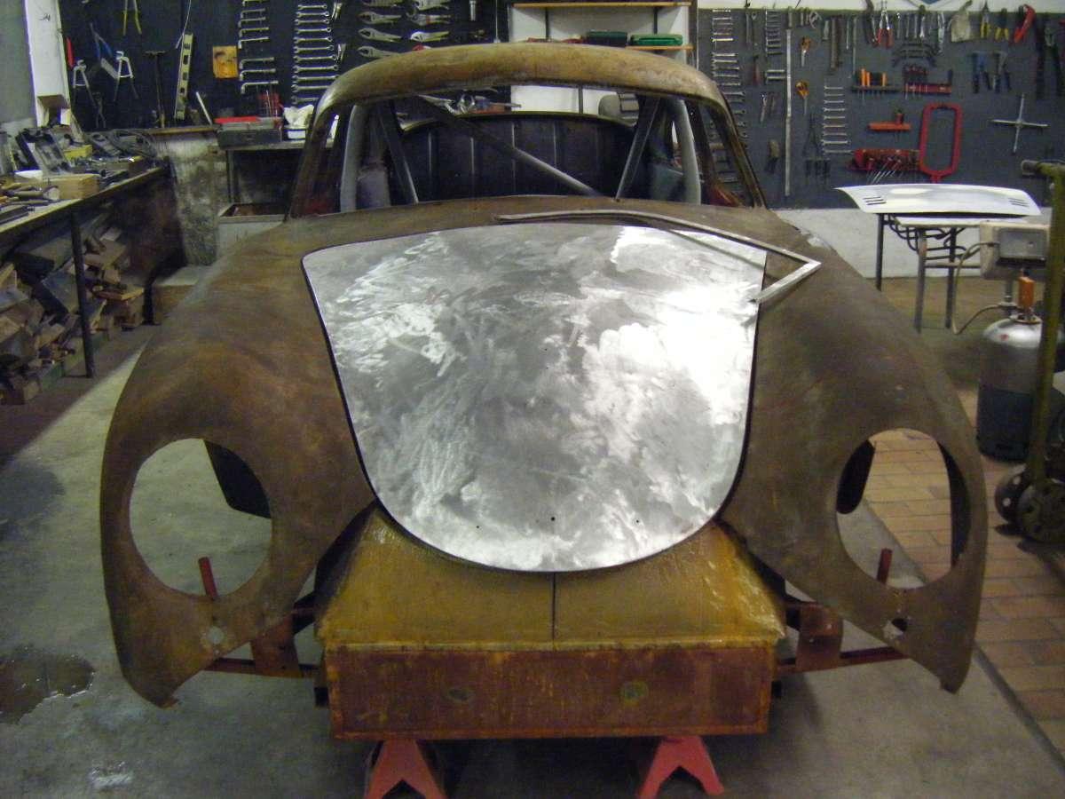 13-Porsche 356 pré A gris mat restauration complète-Carrosserie Martin