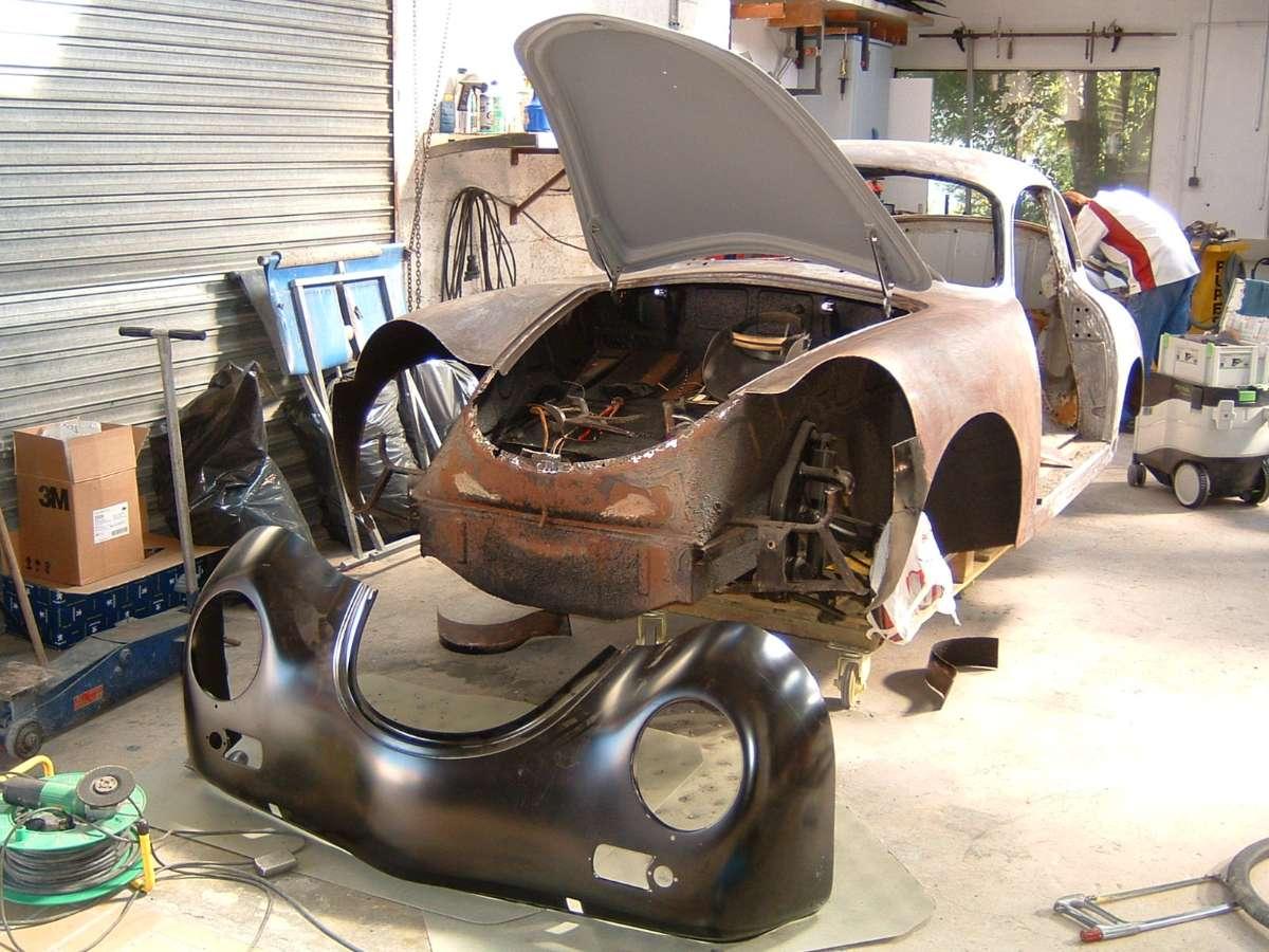 11- Porsche 356 carrera-remplacement devant-carrosserie Martin