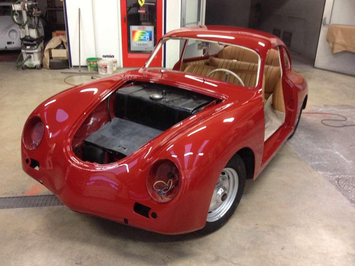 17-Porsche 356-peinture rouge-Carrosserie Martin