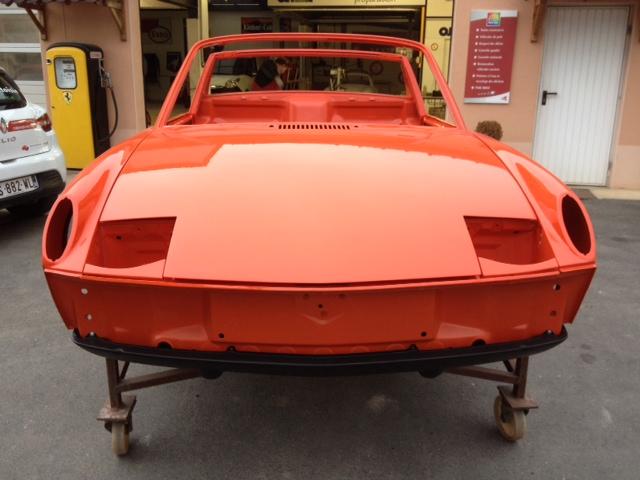 5- 914- Peinture orange -Carrosserie Martin