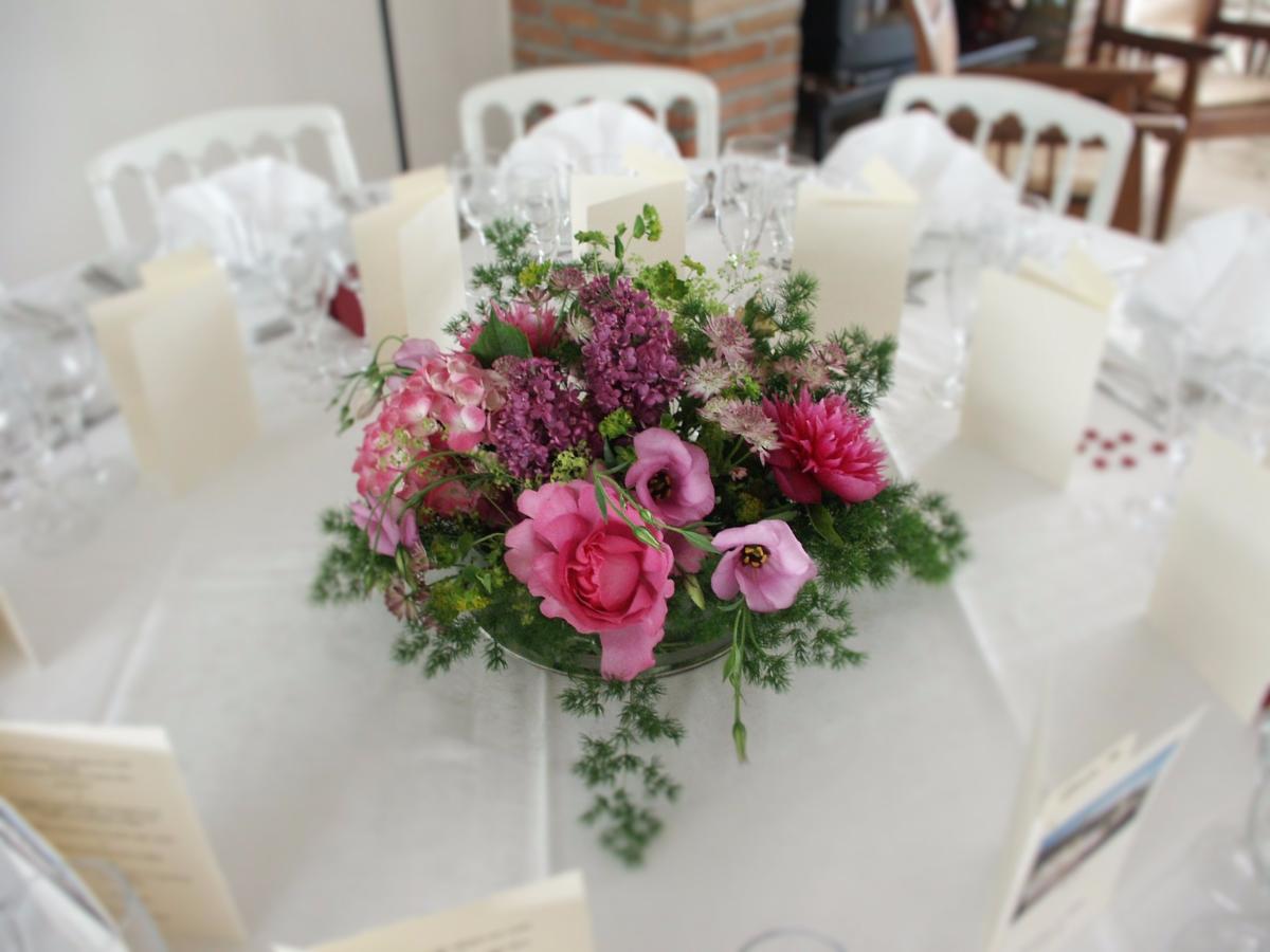 Composition de bouquet de mariage