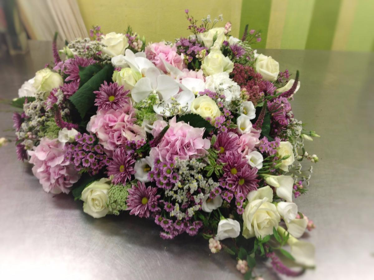 Livraison de fleurs d'enterrement