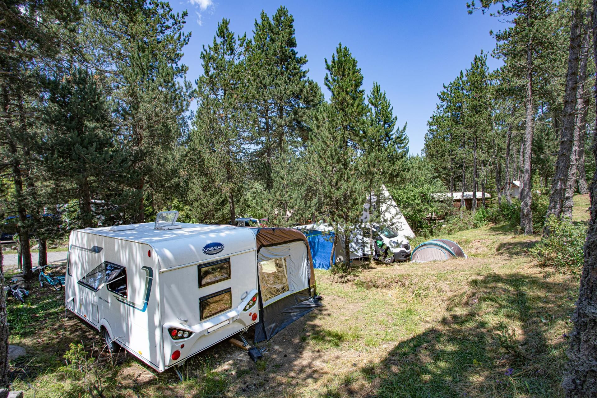 Caravane en été