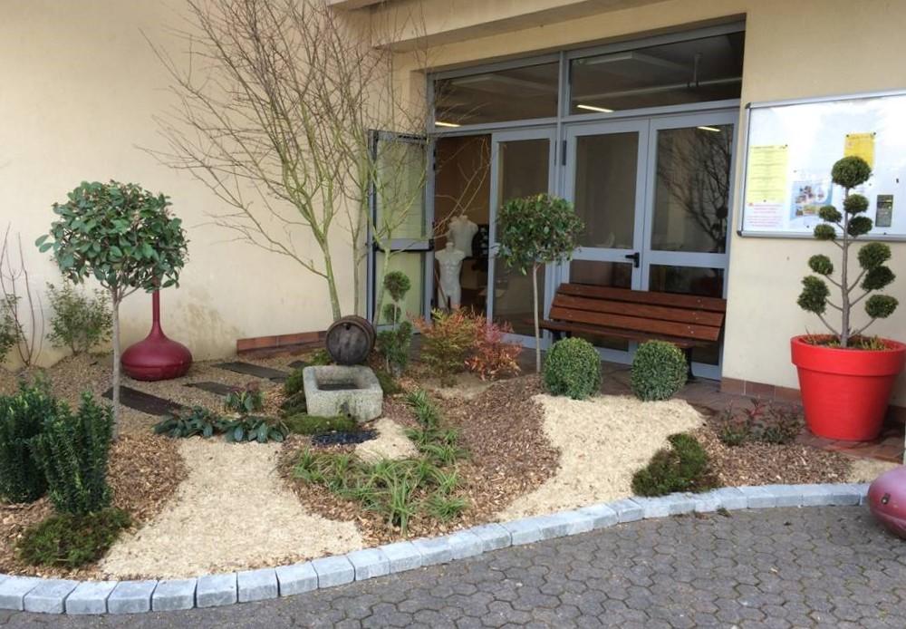 Aménagement extérieur pour la mairie d'Aigurande