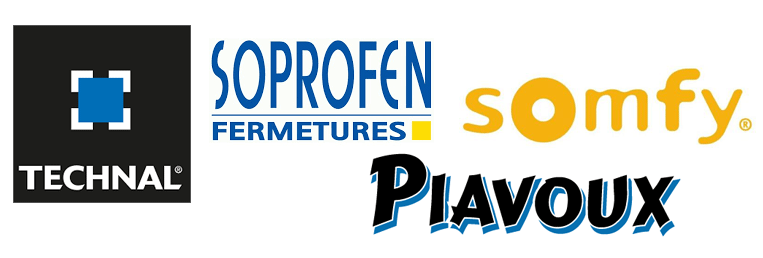 SOPROFEN - Porte de Garage - Volet Roulant TECHNAL - Menuiserie Aluminium SOMFY - Motorisation PIAVOUX - Volet Roulant MARITON - Moustiquaire MINCO - Menuiserie Mixte Bois/Alu ATULAM - Menuiserie Bois