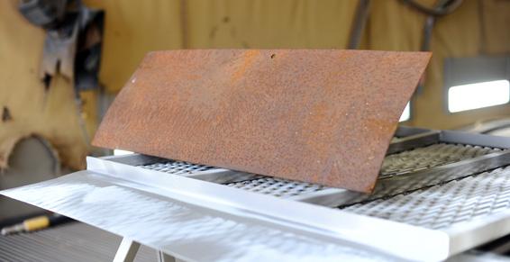 Préparation au sablage dans le Nord-Pas de Calais