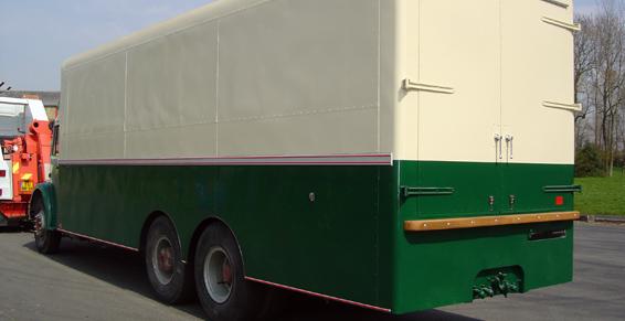 Rénovation de carrosserie de camion