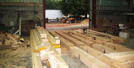 Atelier de charpente Bléré