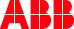 Das ABB-Logo ist rot und weiß auf weißem Hintergrund.