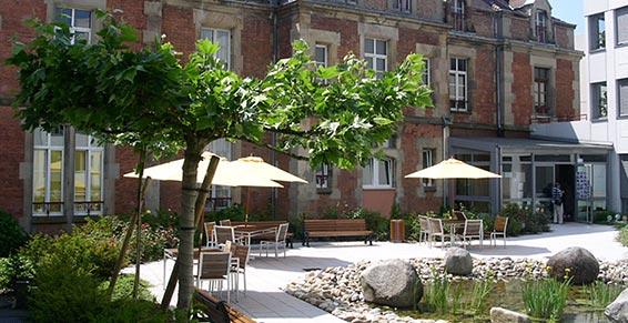 Maison de retraite - Mulhouse - vue intérieure château