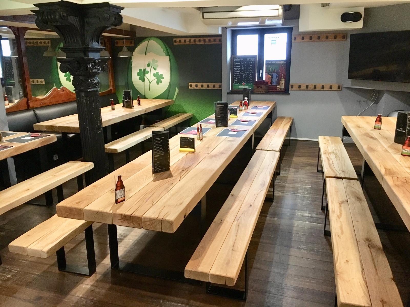 Table Chêne effet scié