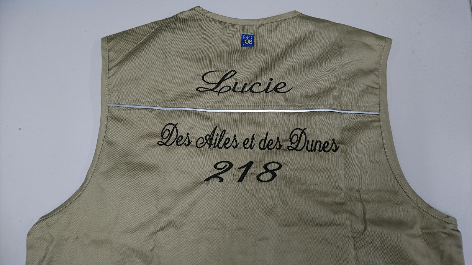 Gilet personnalisé