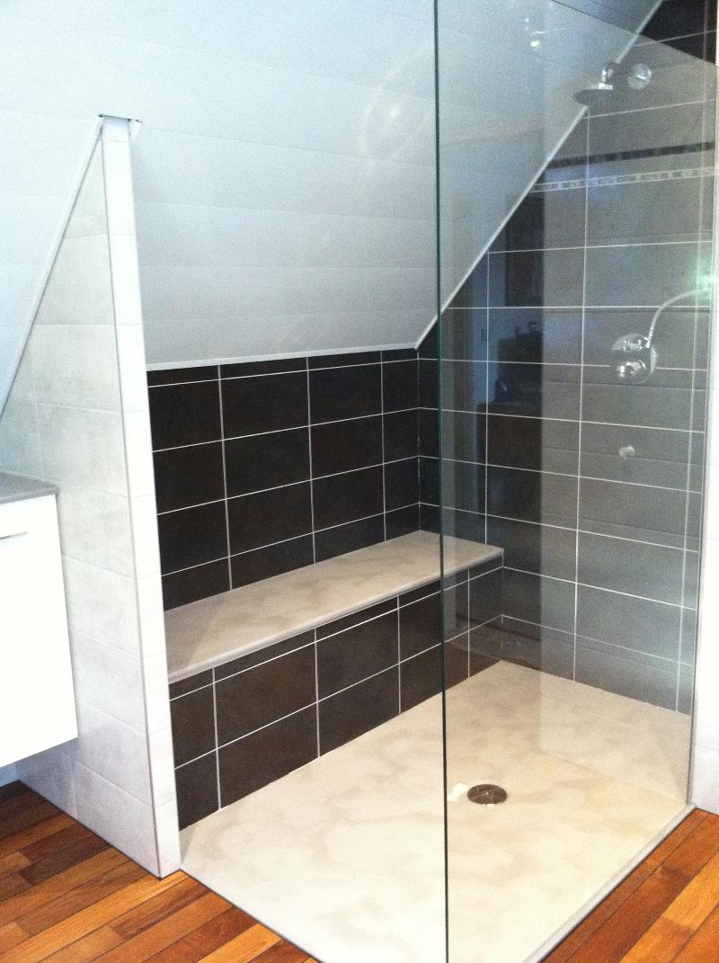 Réalisation d'une douche
