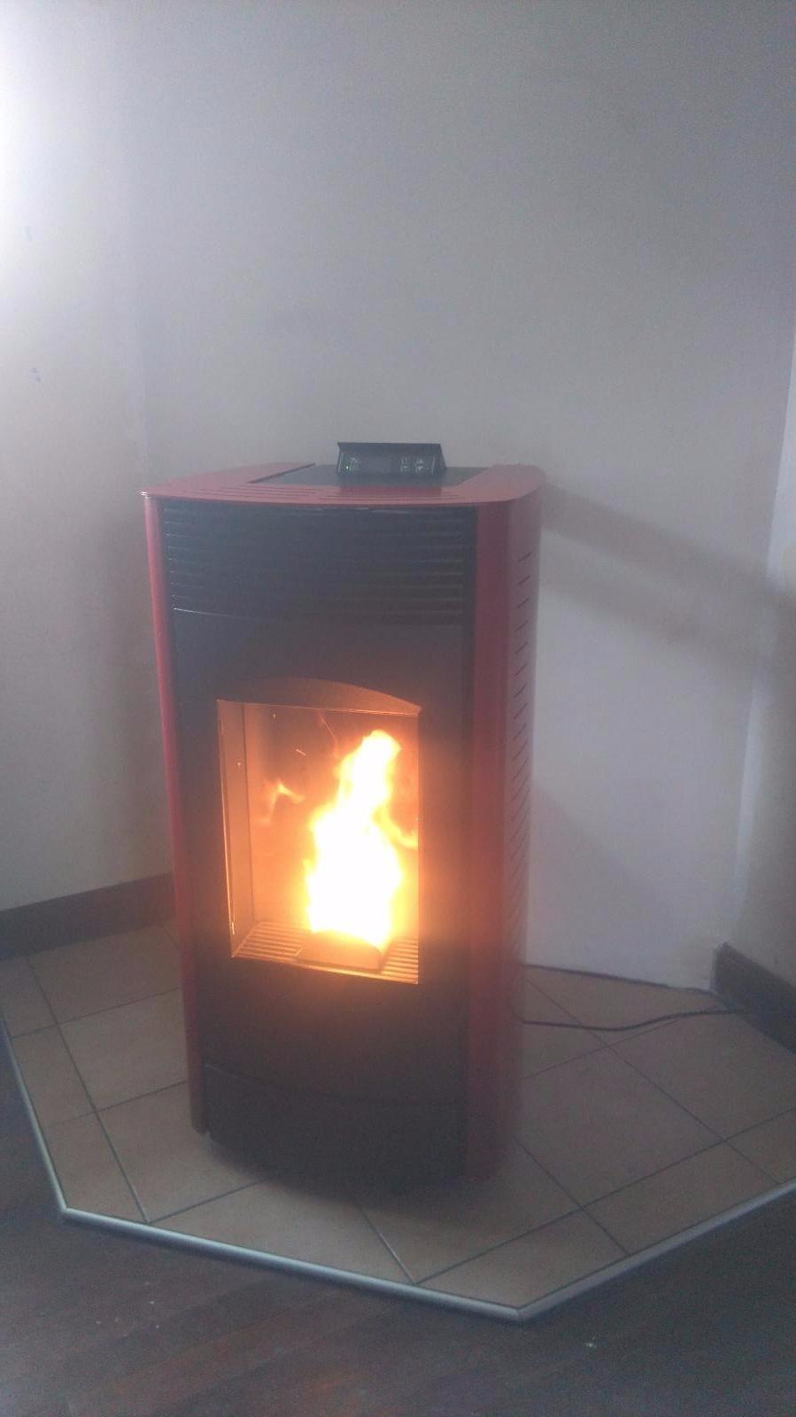 Pose de Poêle à granulés