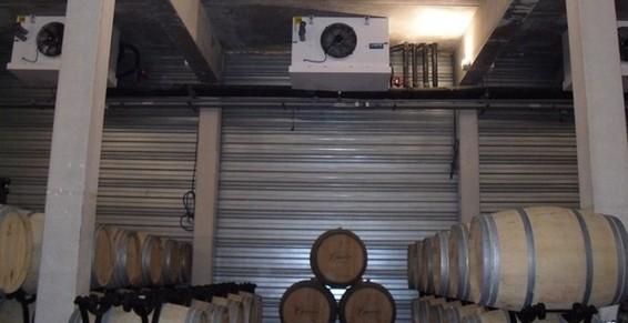 réfrigération de chai pour le stockage de barrique de vin
