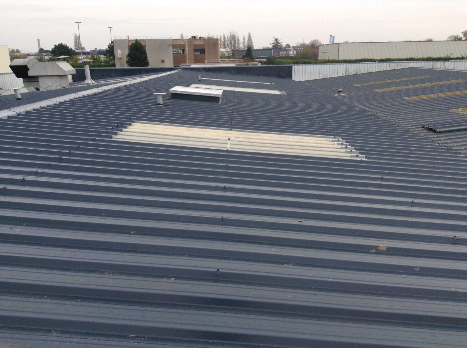 Chantier bac acier - Fin des travaux