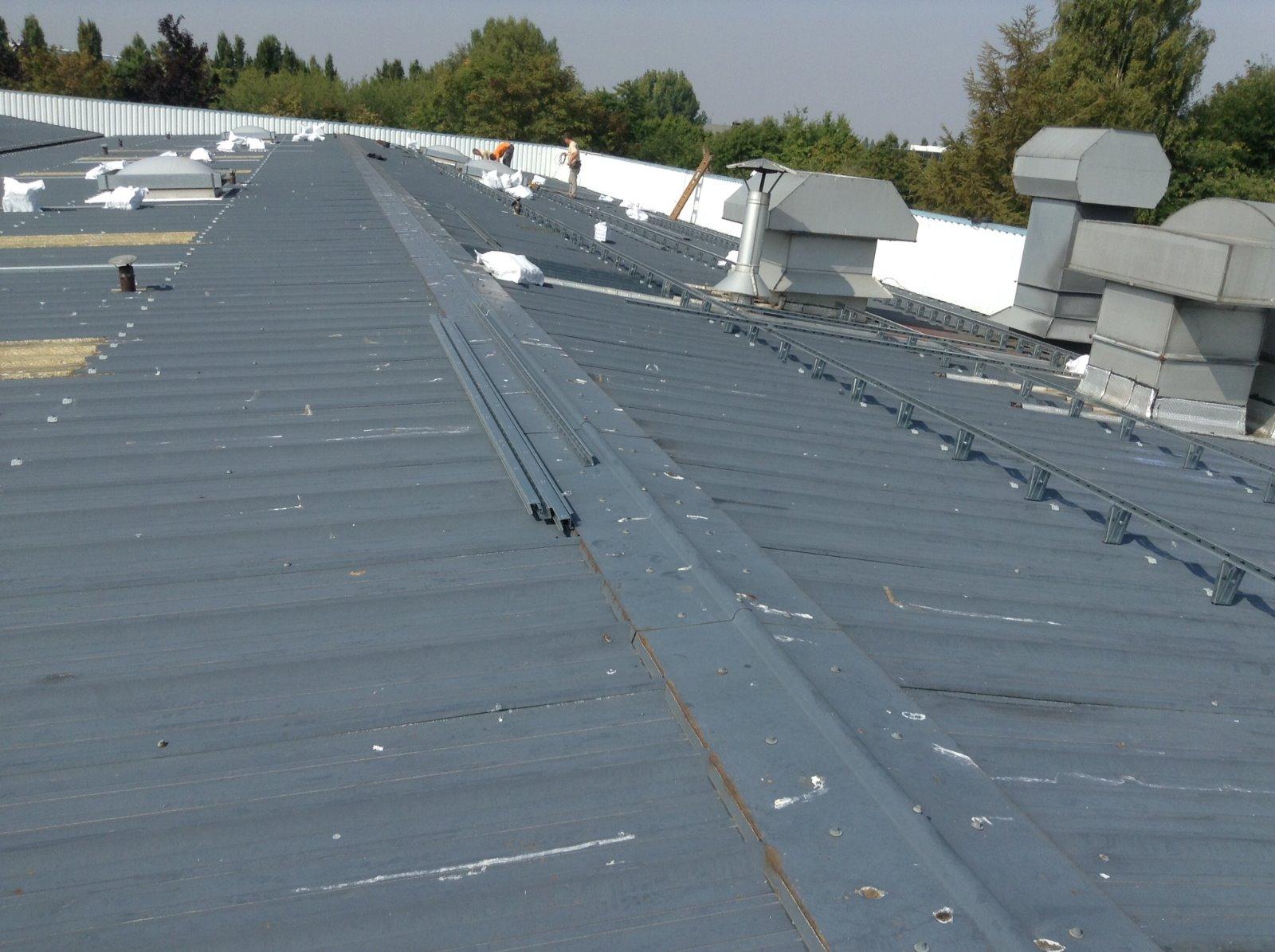 Chantier bac acier - Avant intervention