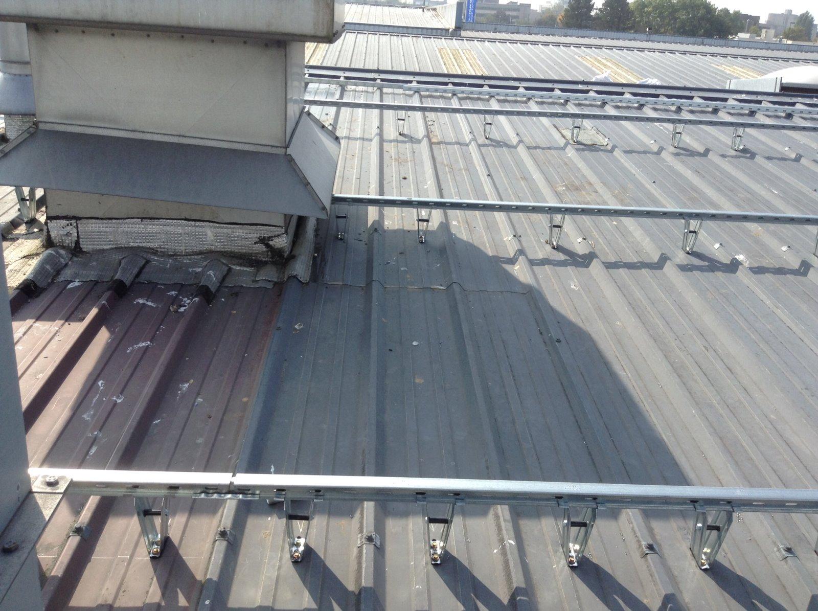 Chantier bac acier - Avant travaux