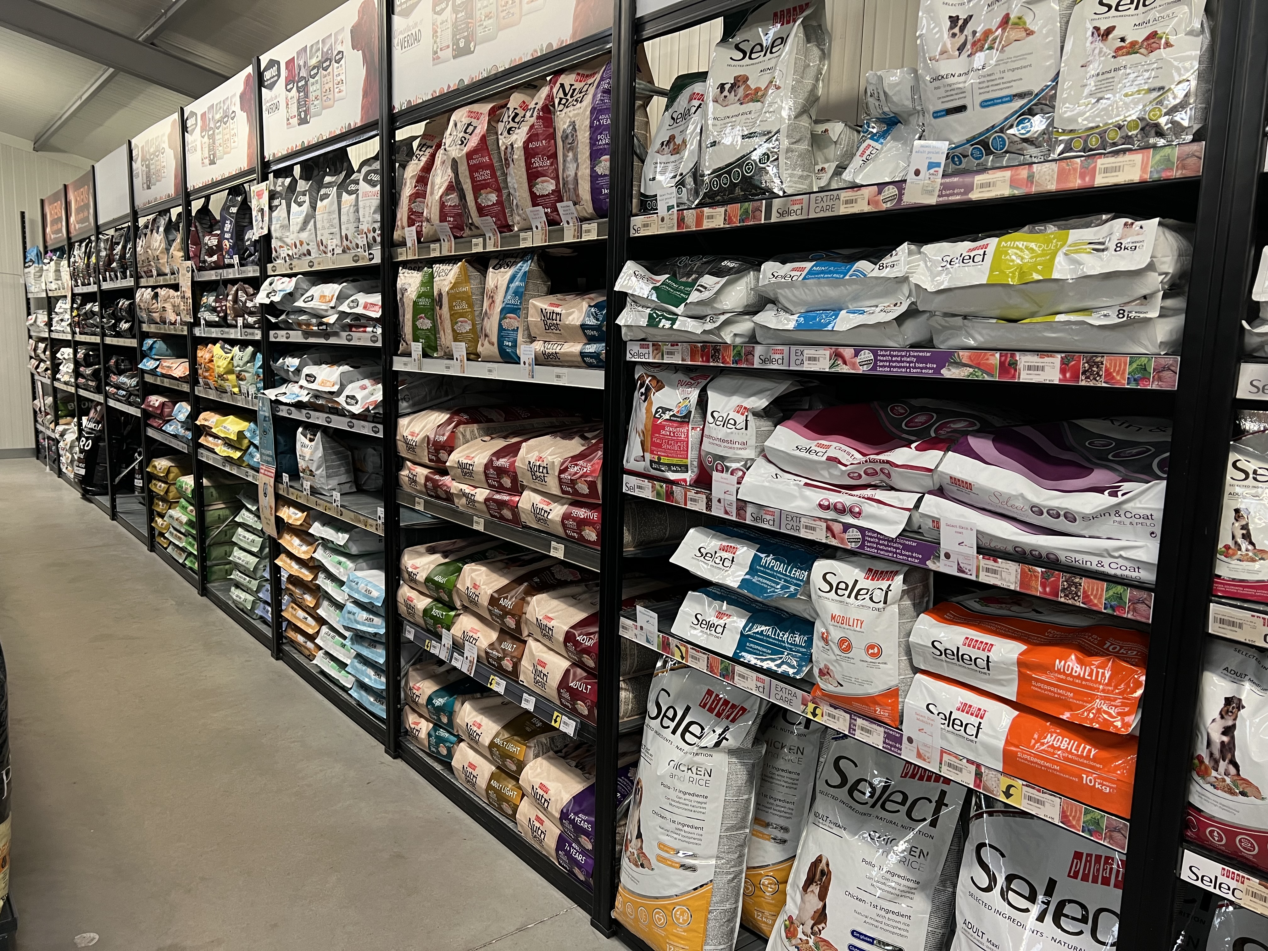 Rayon de croquettes pour chiens