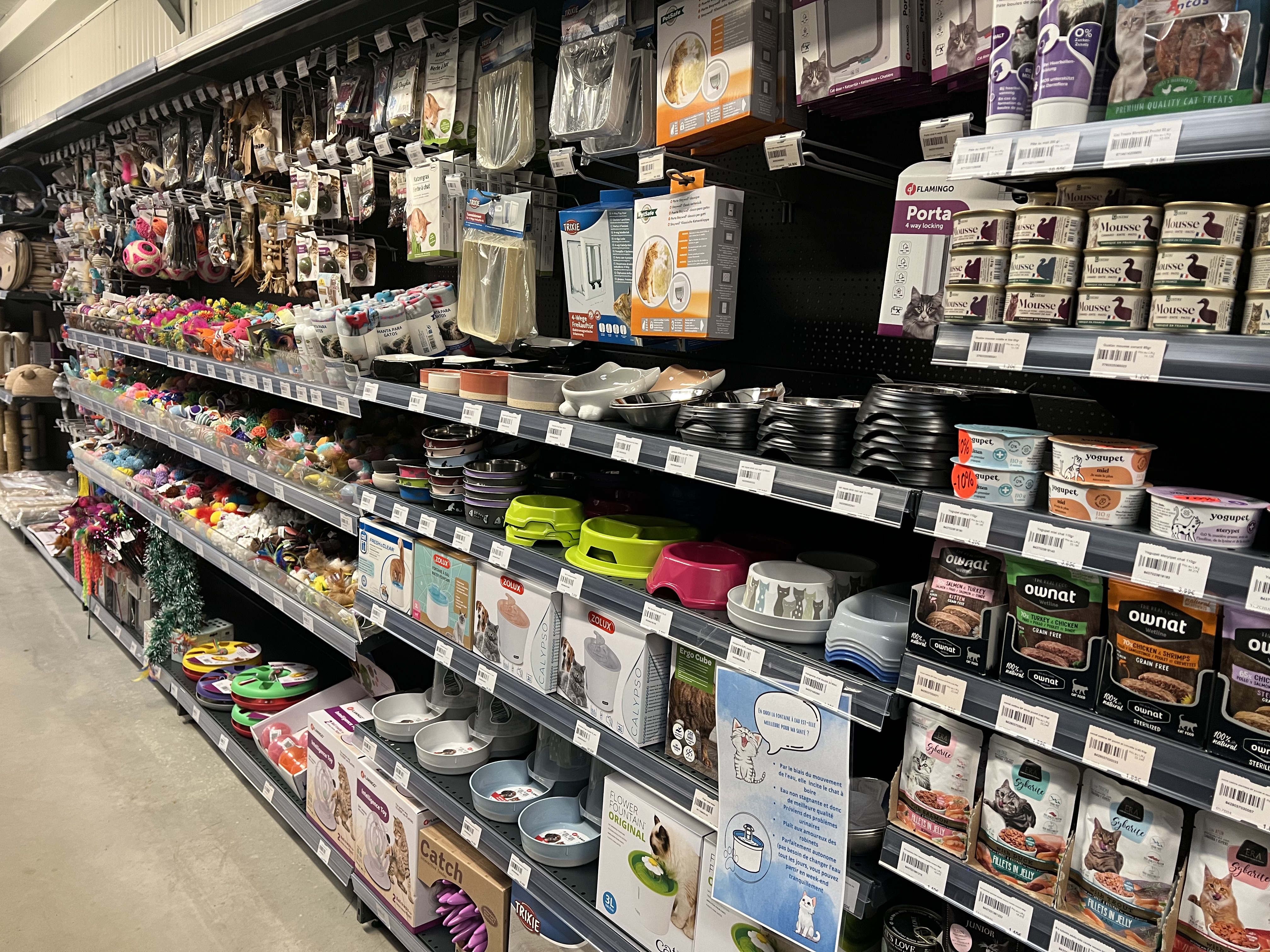 Gamelles et accessoires pour chats