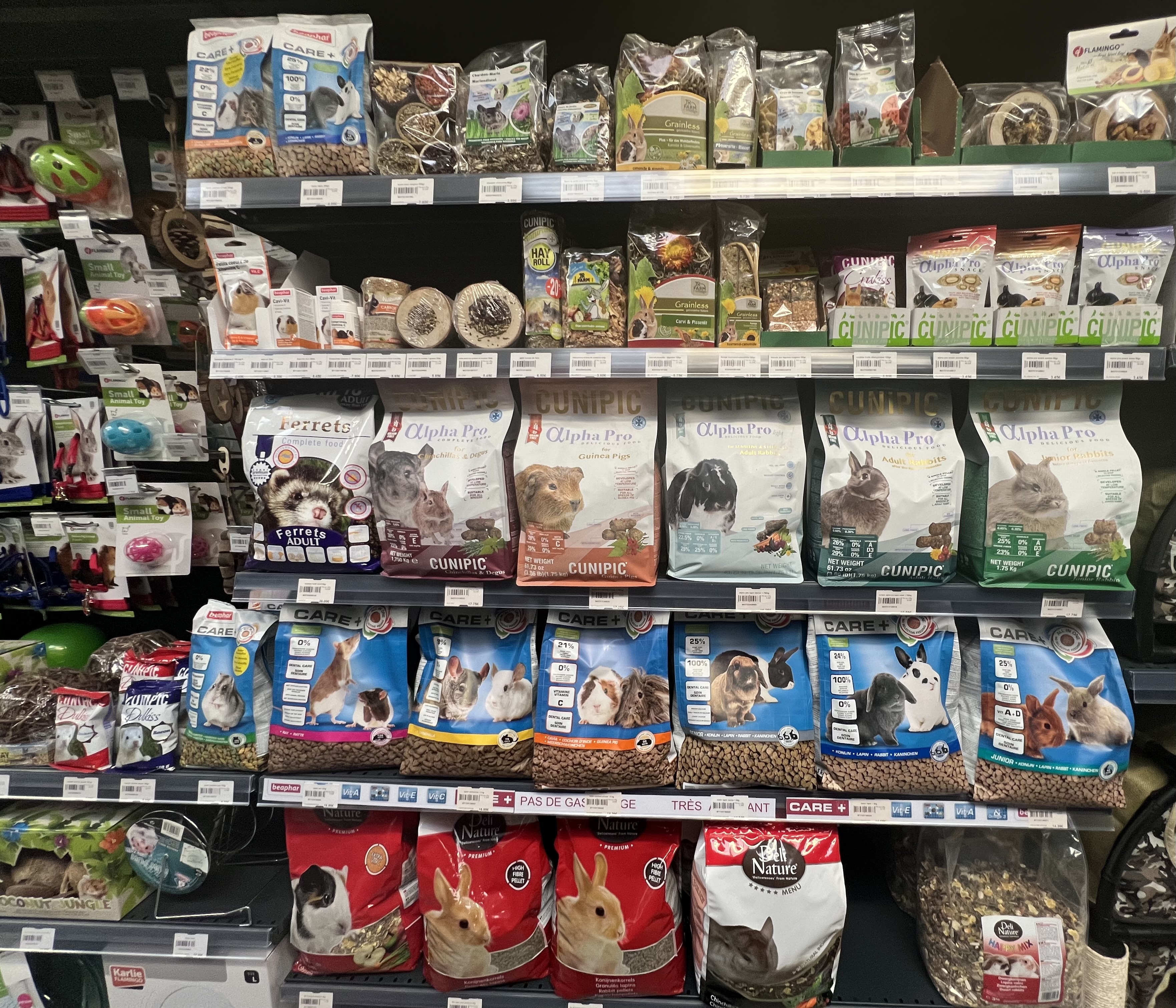 Aliments pour rongeurs