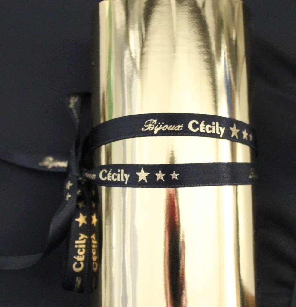 Bijoux par Ruban imprimé au mètre