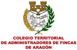 Logo of Colegio Territorial de Administradores de Fincas de Zaragoza with green crest and red text
