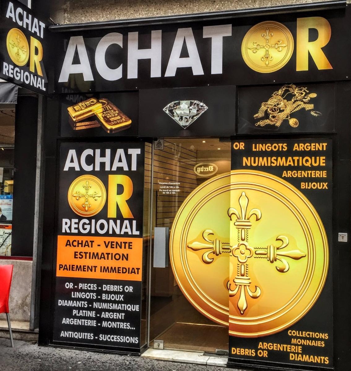 Achat Or Régional, argent, pierres précieuses à Amiens