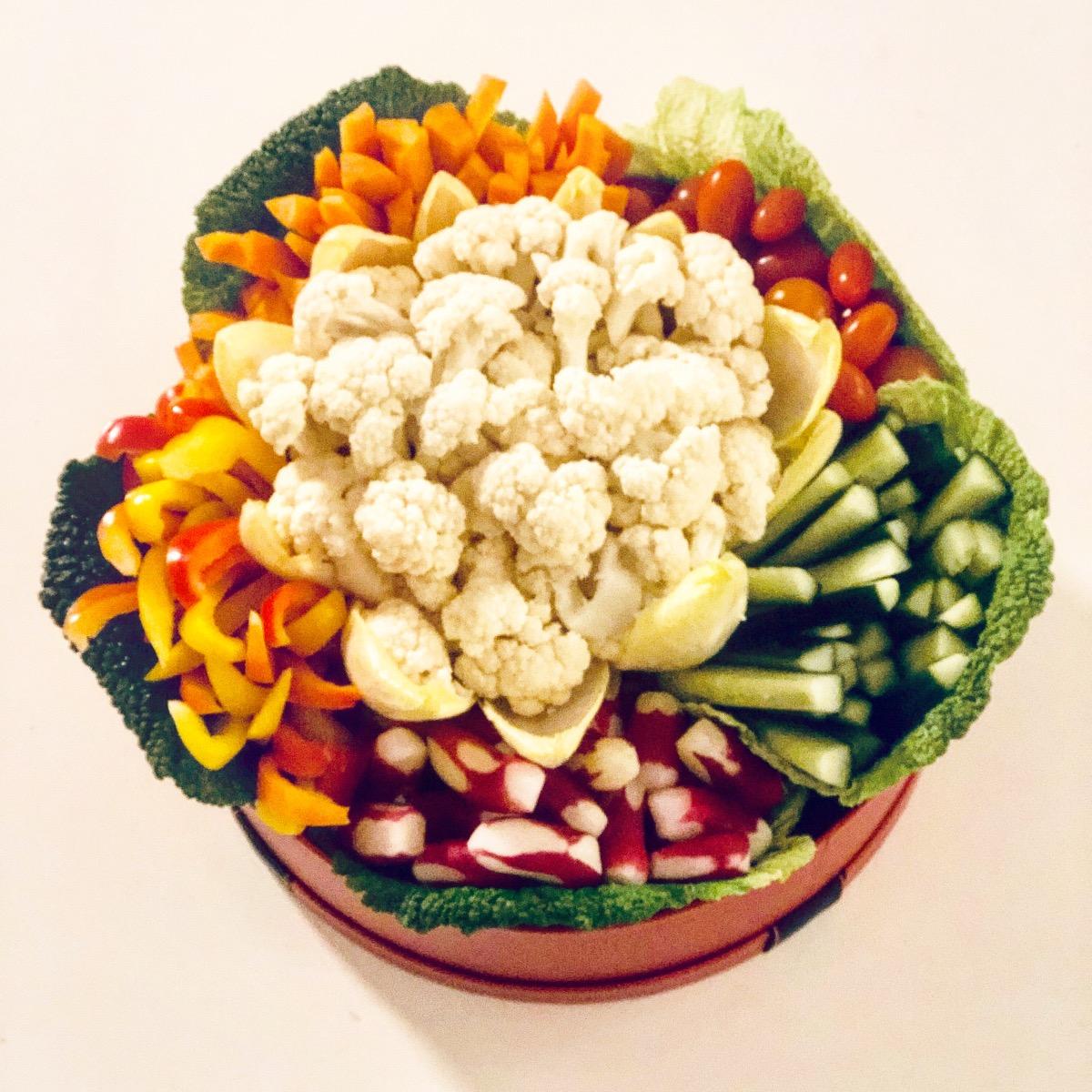 Paniers légumes coupés-