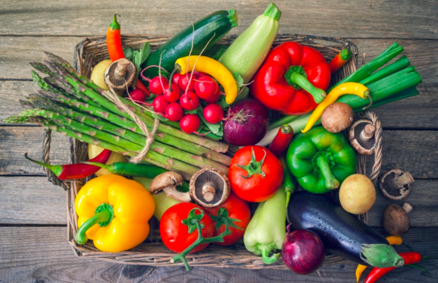 Paniers de fruits et légumes bio