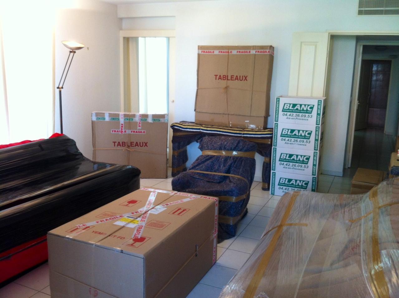 Après l'emballage réalisé par BLANC