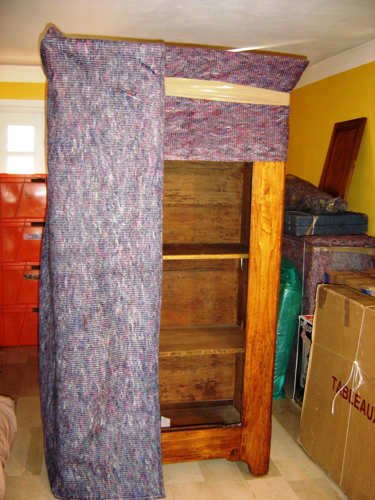 Exemple de protection sous couvertures- BLANC Déménagements à Aix