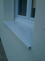 Seuil de fenêtre en aluminium plié