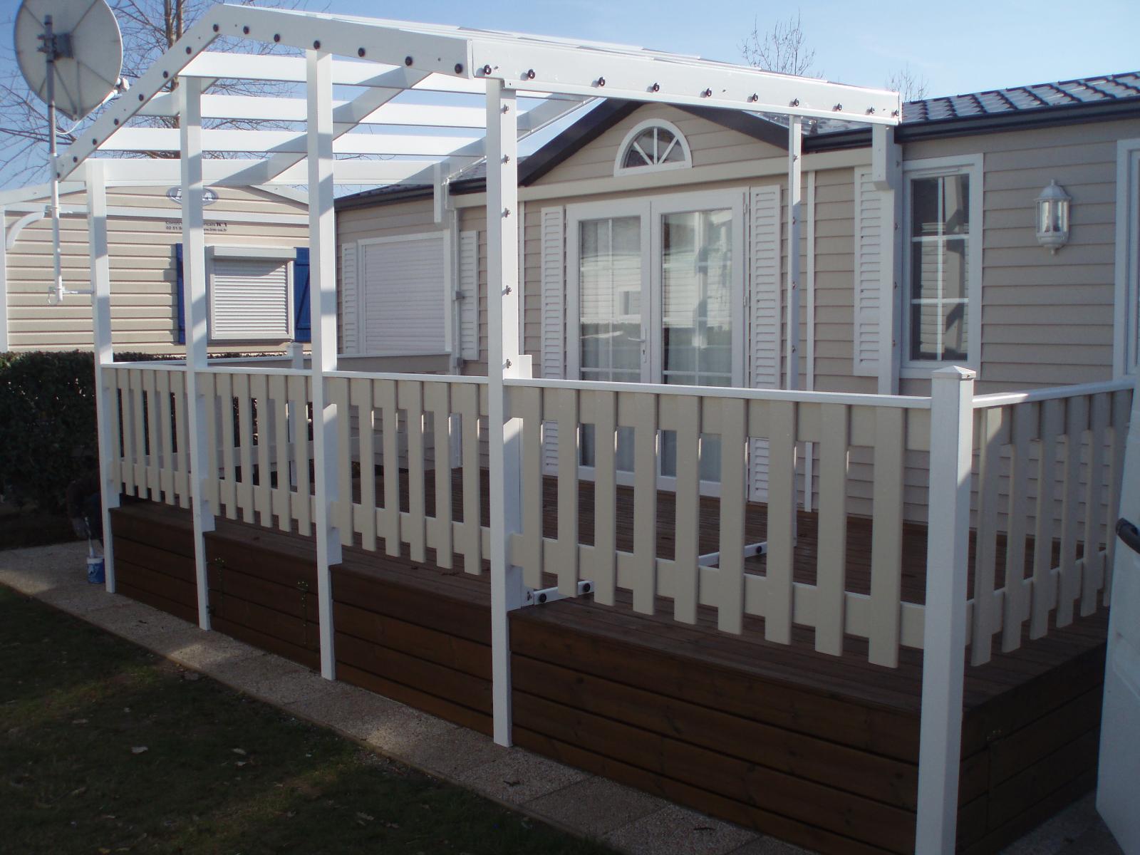 Peinture terrase Mobil-home