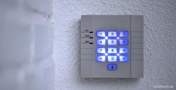 Système de code d'accès par digicode pour porte d'entrée